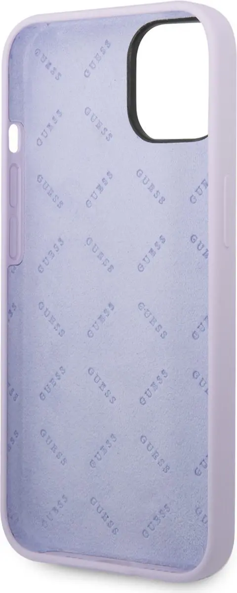 Guess Silicone Back Case - Paars - Apple iPhone 14