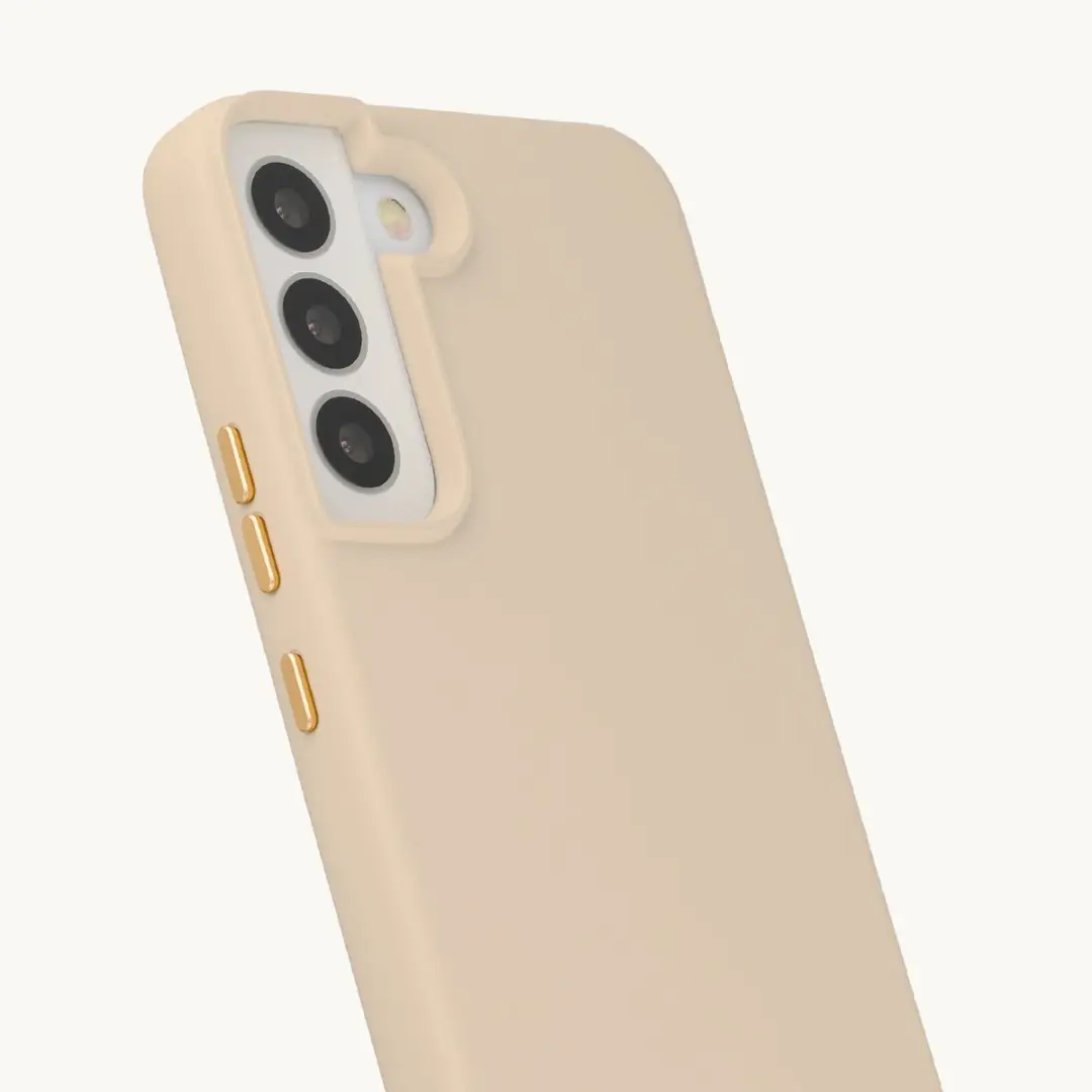 Selencia Hoesje Samsung Galaxy S22 - MagSafe - Milky Latte