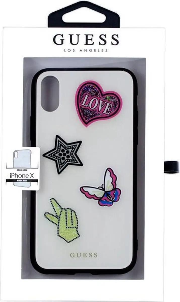 Guess Iconic Hard Case iPhone X/XS - Beige