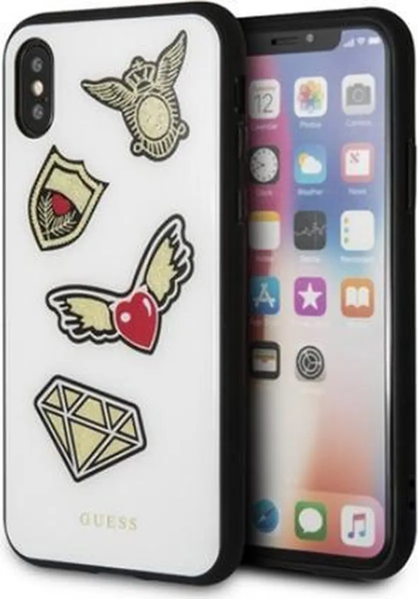 Guess Iconic Hard Case iPhone X/XS - Beige