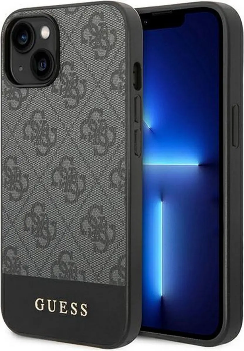 Guess GUHCP14S4GSGR iPhone 14 Hoes Grijs