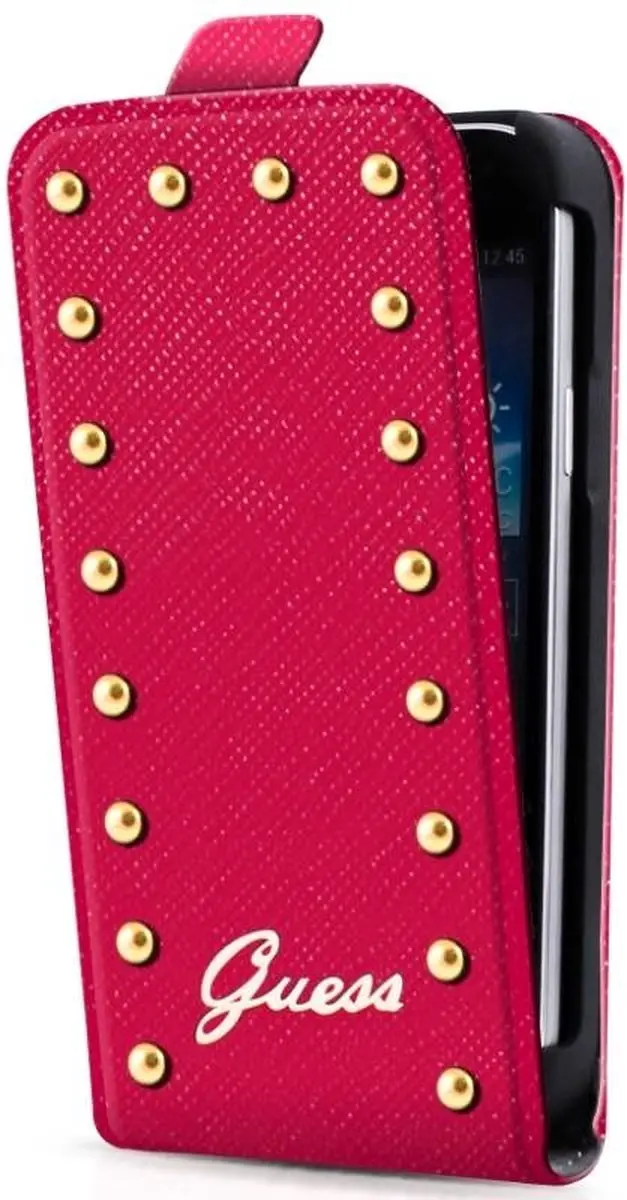 GUESS Studded Flip Case S206-12 - iPhone 5/5s - Roze