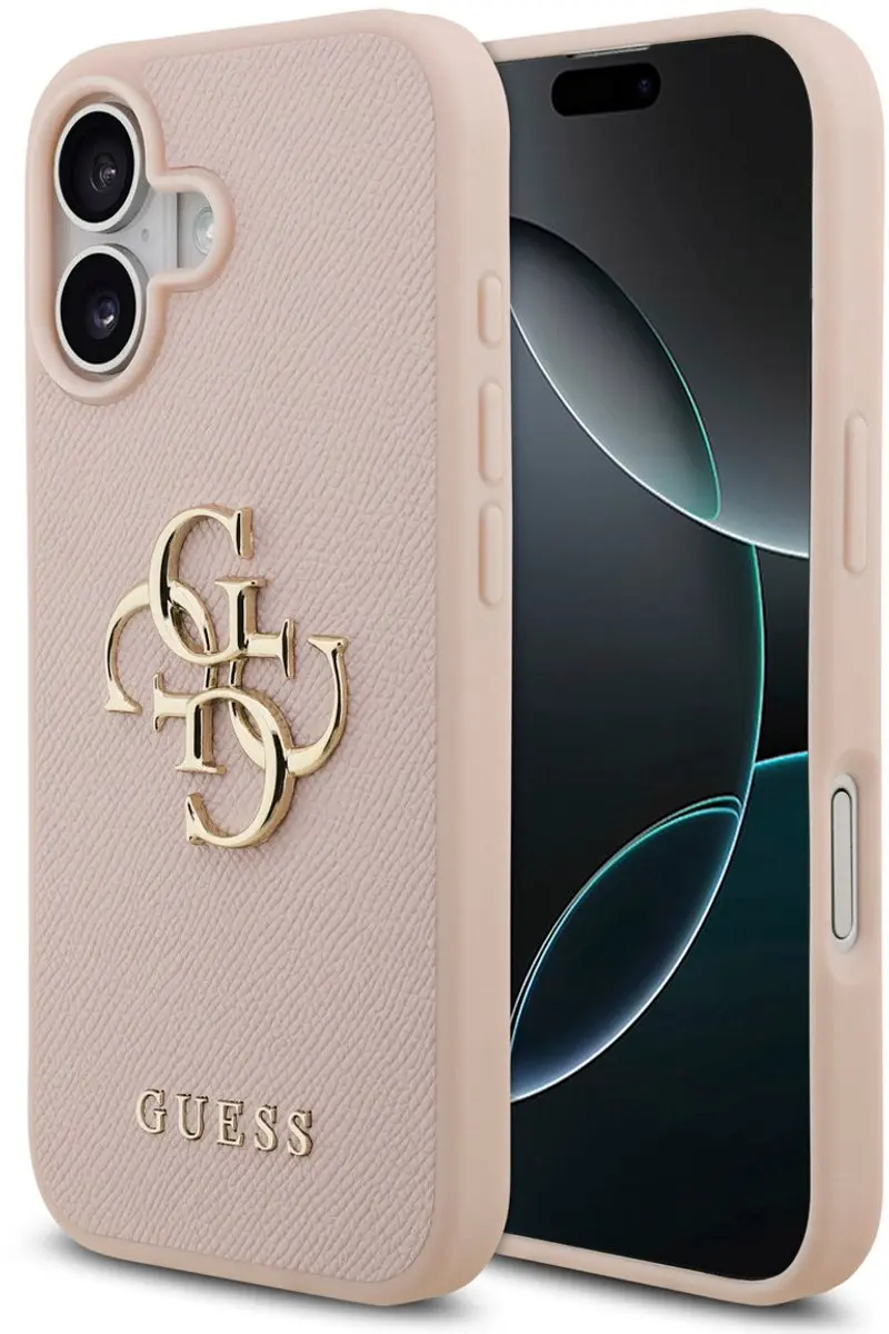 GUESS iPhone 17 Back Cover - Roze - Valbescherming