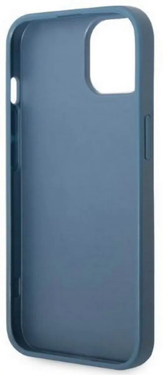 Guess 4G Dual Card Back Case - iPhone 13 Mini - Blauw