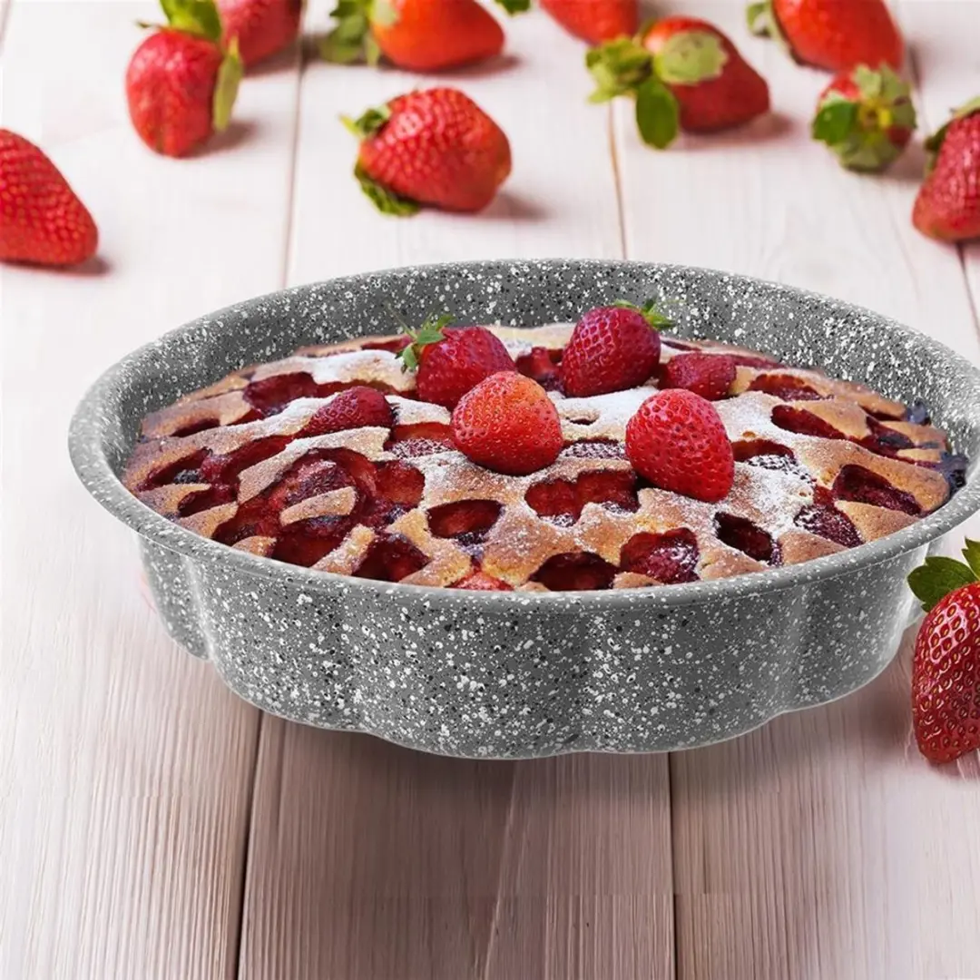 Orion Granite Taartvorm 28.5cm - Grijs