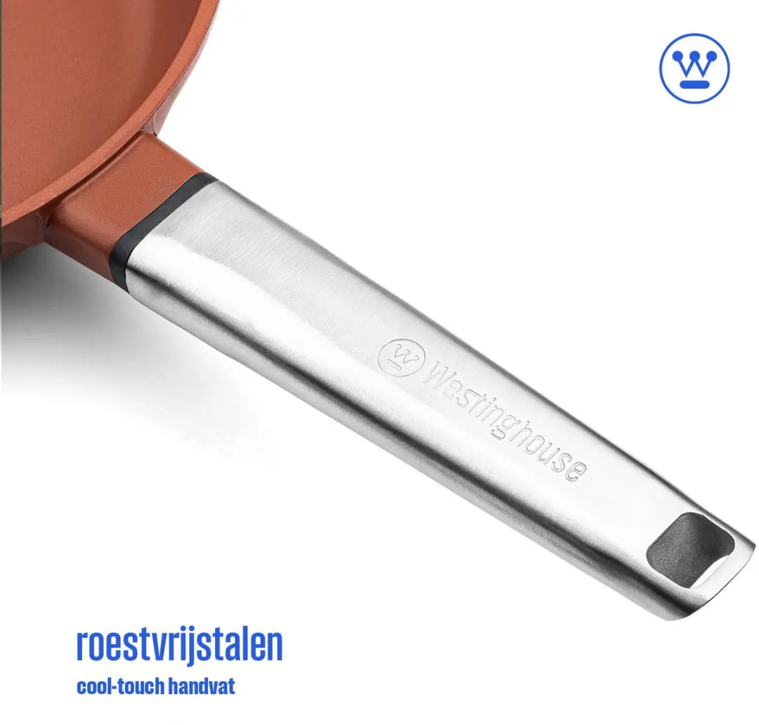 Westinghouse Performance Koekenpan 28cm - Inductie - Rood