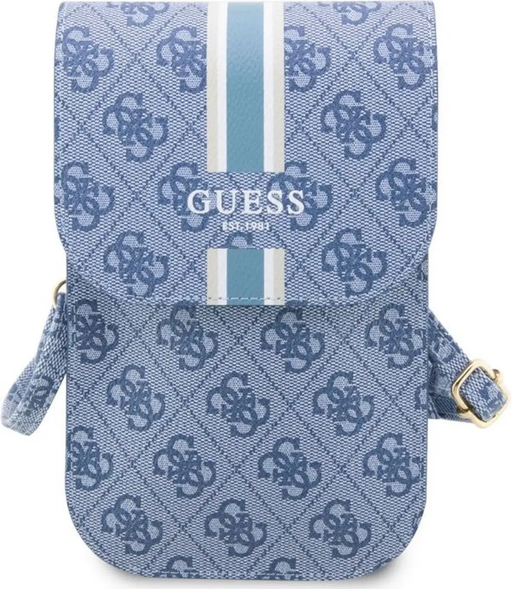 Guess 4G Printed Stripe Heuptas 3666339119607 - Blauw