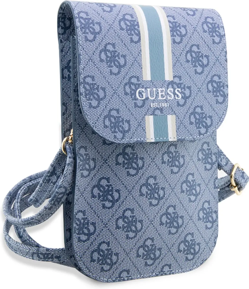 Guess 4G Printed Stripe Heuptas 3666339119607 - Blauw