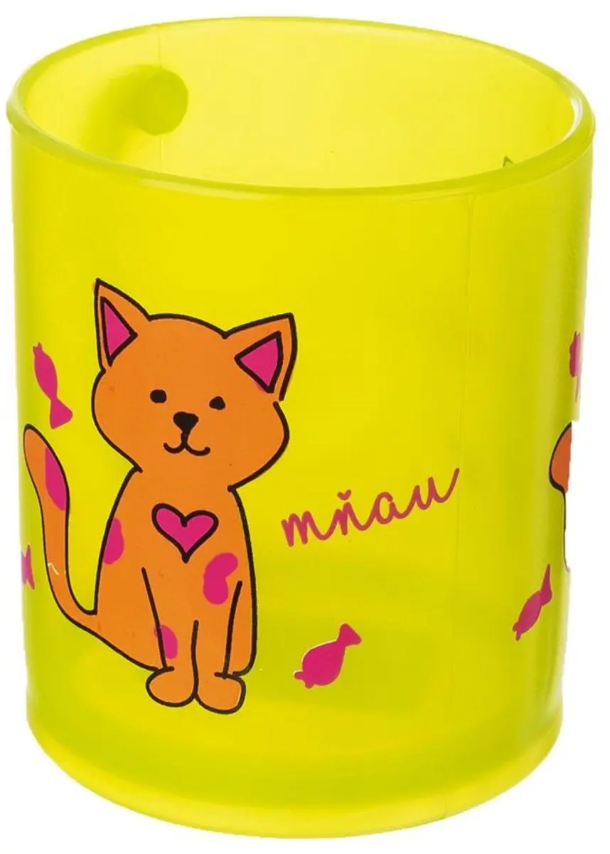 Orion Kinderbeker 260ml - Kat Decor - Geel