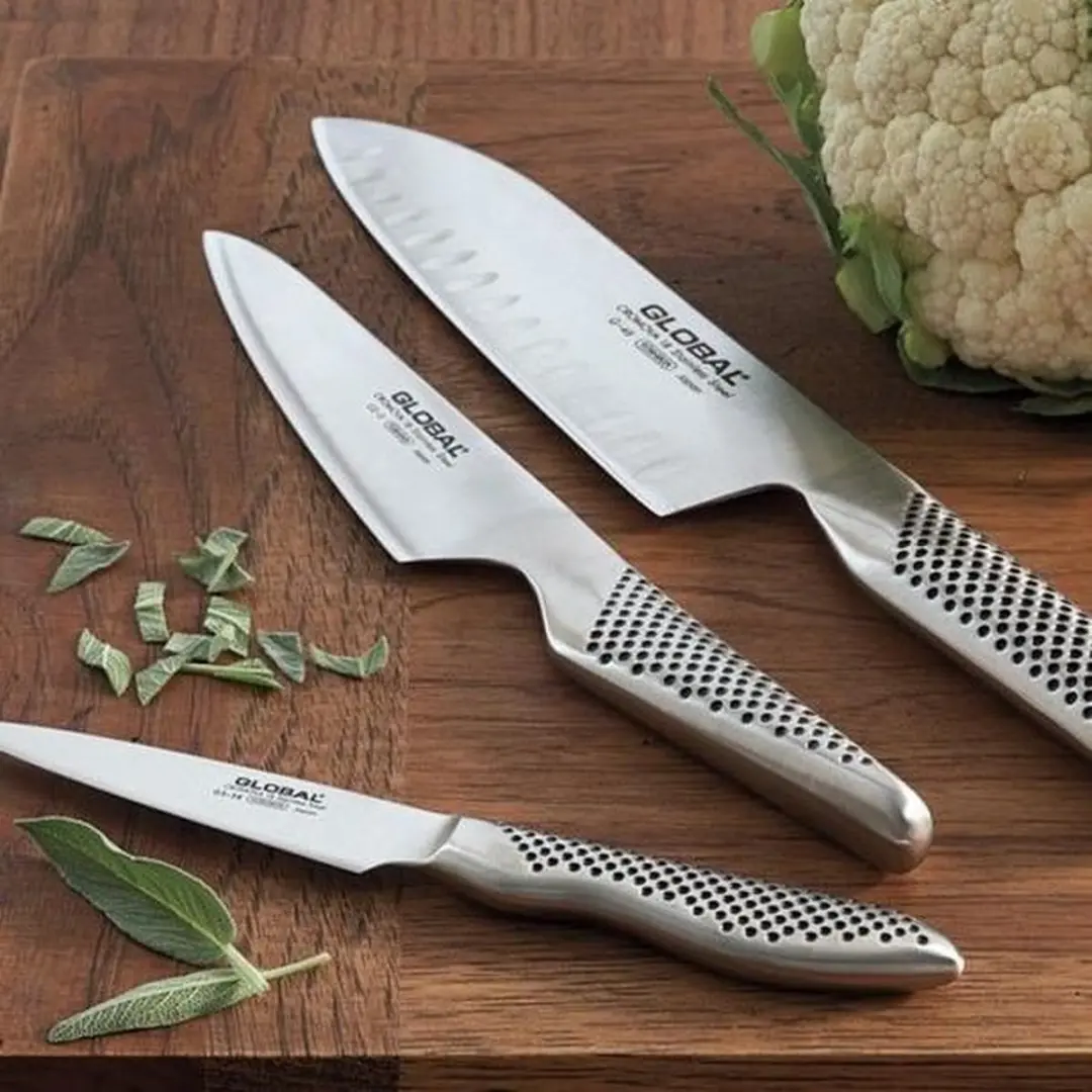 Global GS3 Steakmes 13cm - Zilver