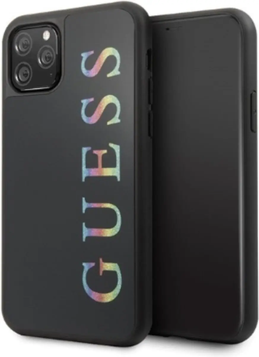 GUESS Glitter Logo Hoesje iPhone 11 Pro Max
