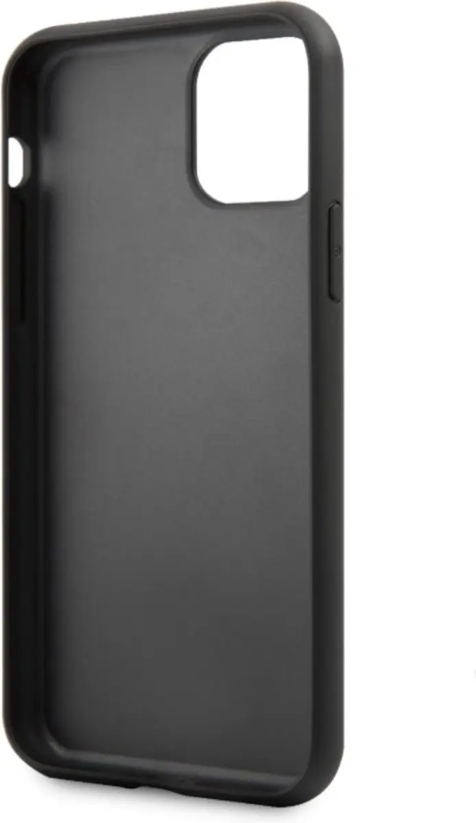 GUESS Glitter Logo Hoesje iPhone 11 Pro Max - Zwart