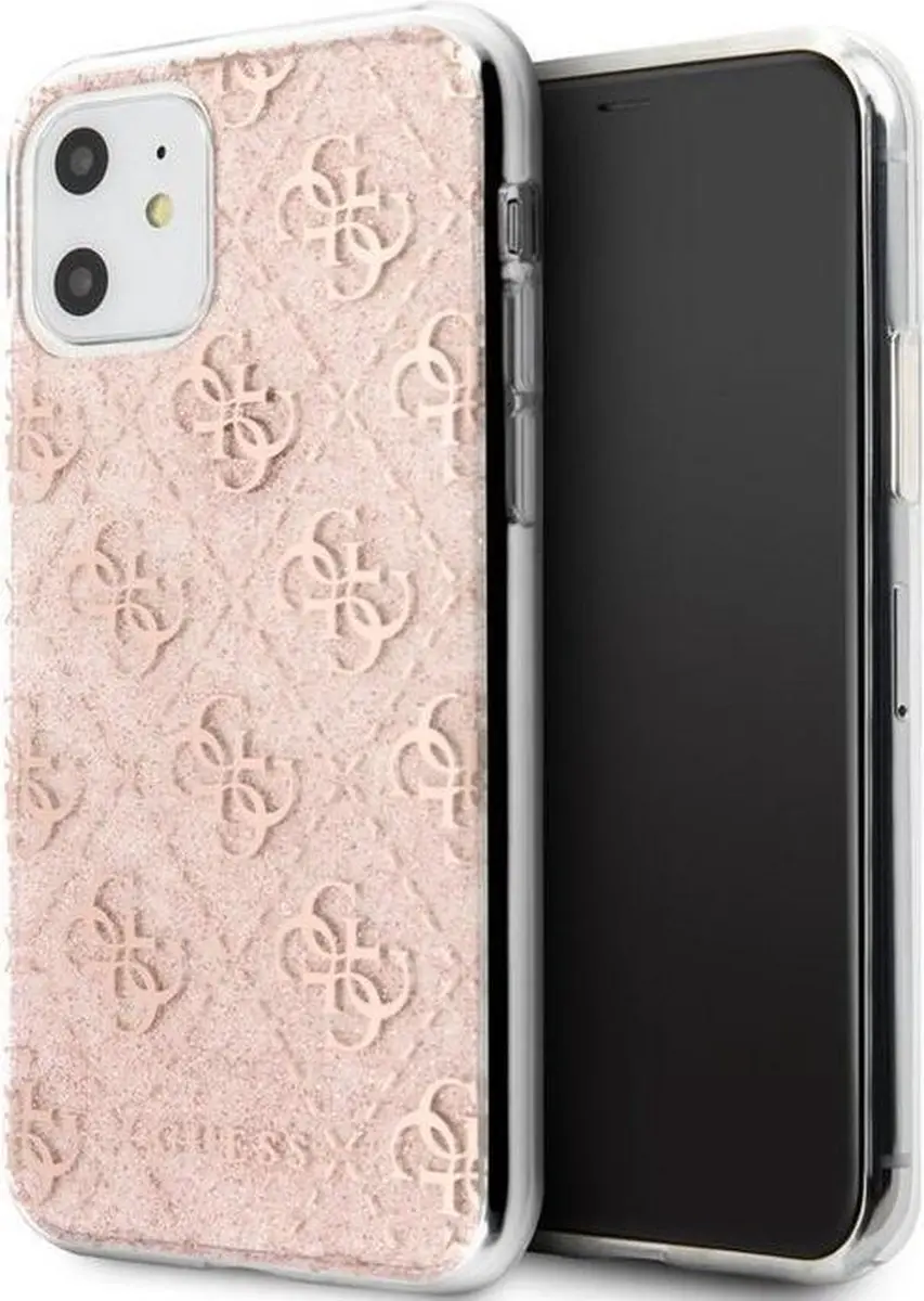 Guess 4G Glitter Hoesje iPhone 11
