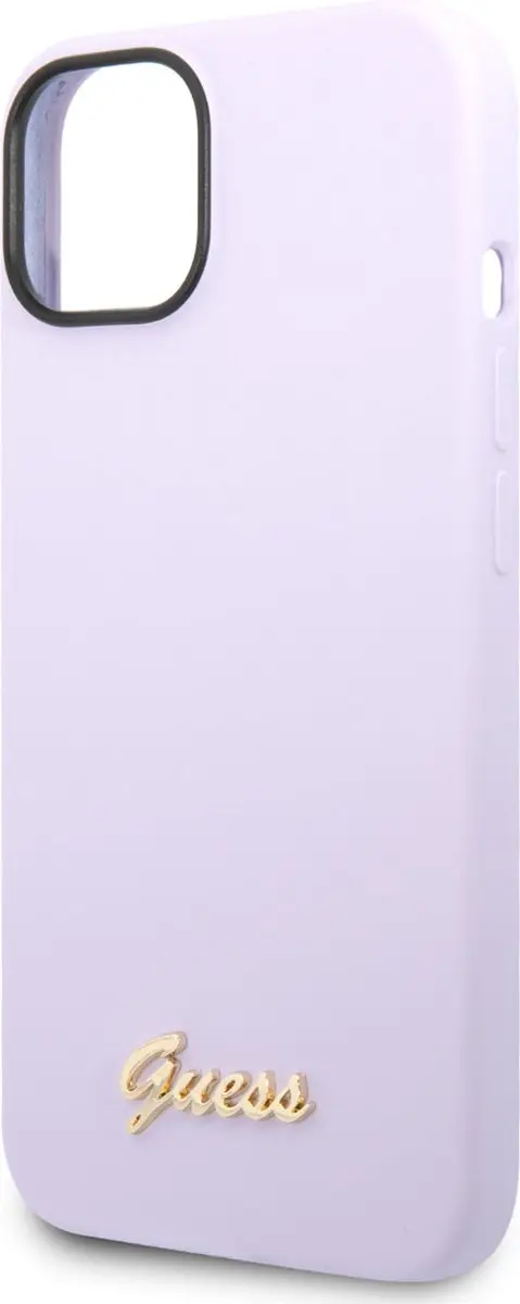 GUESS iPhone 14 Plus Silicone Backcover 3666339064976 - Paars