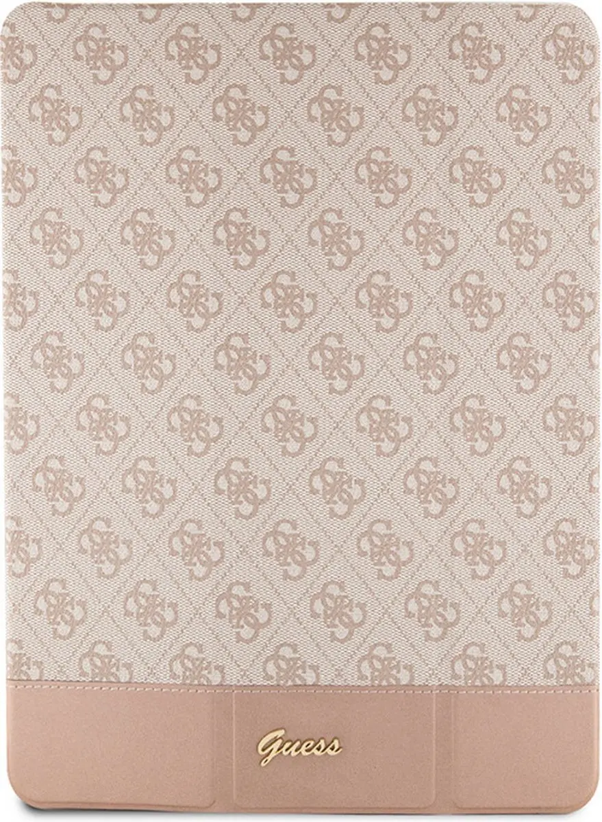 Guess 4G Stripe Allover Book Cover - iPad Pro 12.9" 2021/22 - Roze