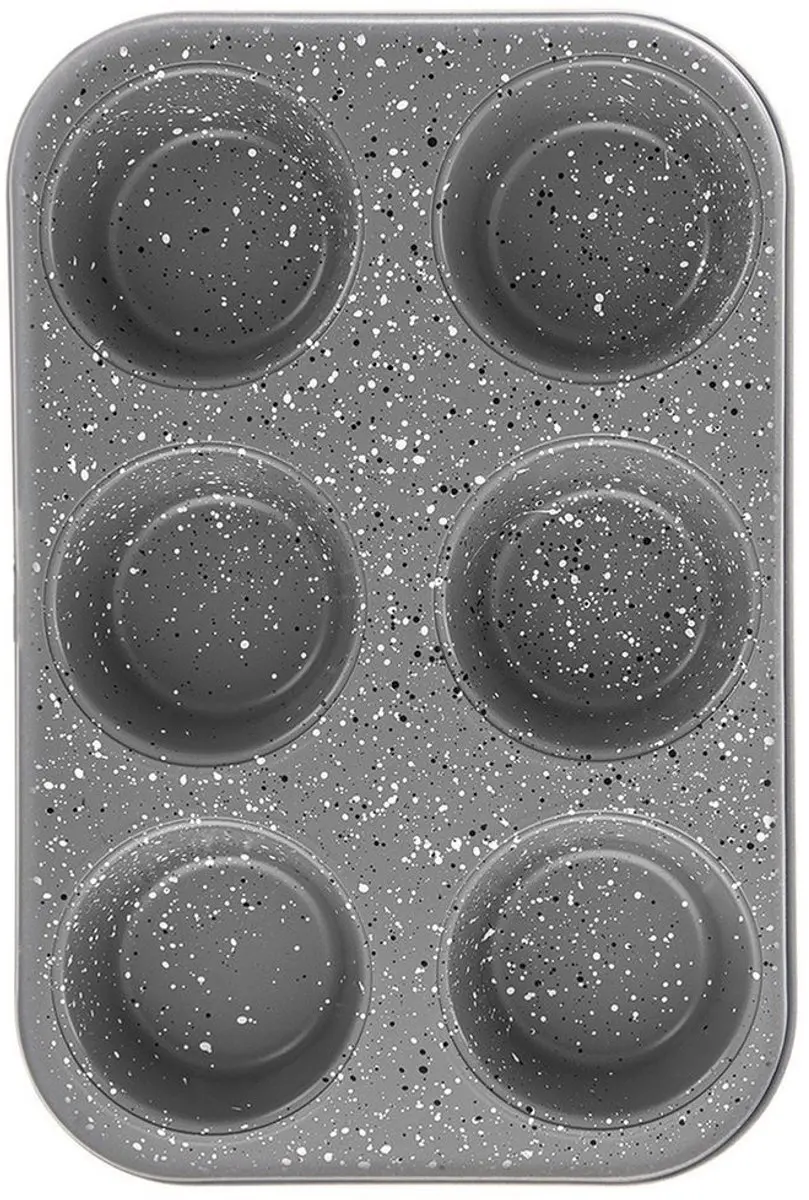 Orion Grande Serie Granieten Muffinvorm 32x22cm - Grijs - afbeelding 5 van 6