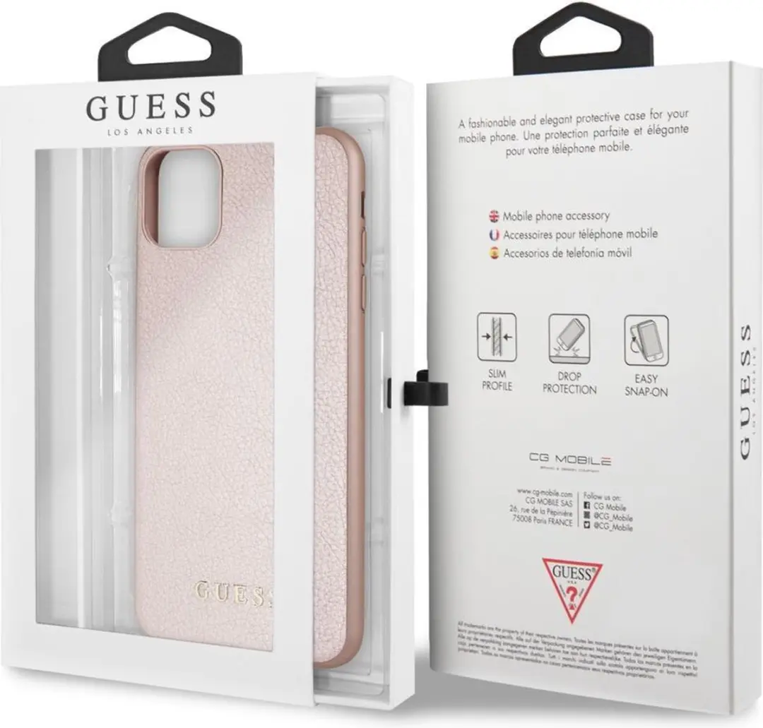 GUESS iPhone 11 Pro Max Hoesje S212-1 - Rose Goud - afbeelding 4 van 6