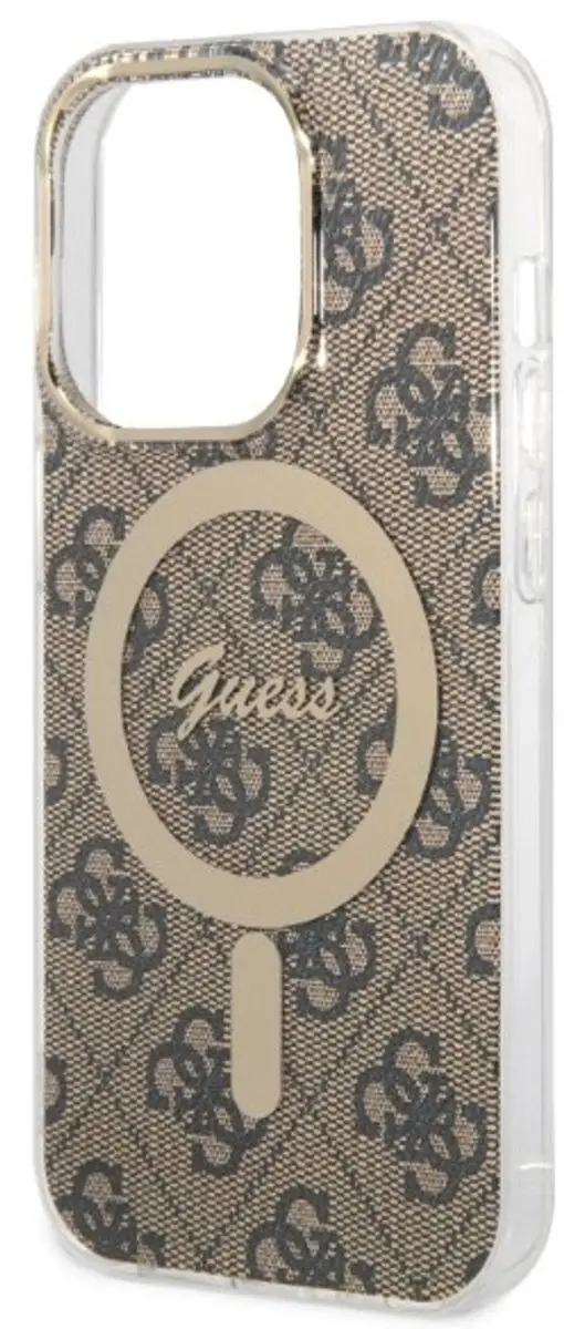 GUESS Hoes iPhone 14 Pro Magsafe - Bruin - afbeelding 6 van 6