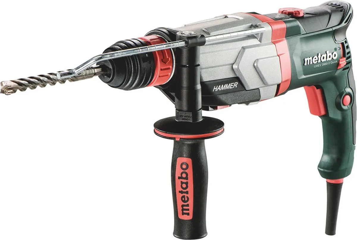 Metabo UHEV 2860-2 Quick Combihamer 1100W - SDS-plus-set 10-delig