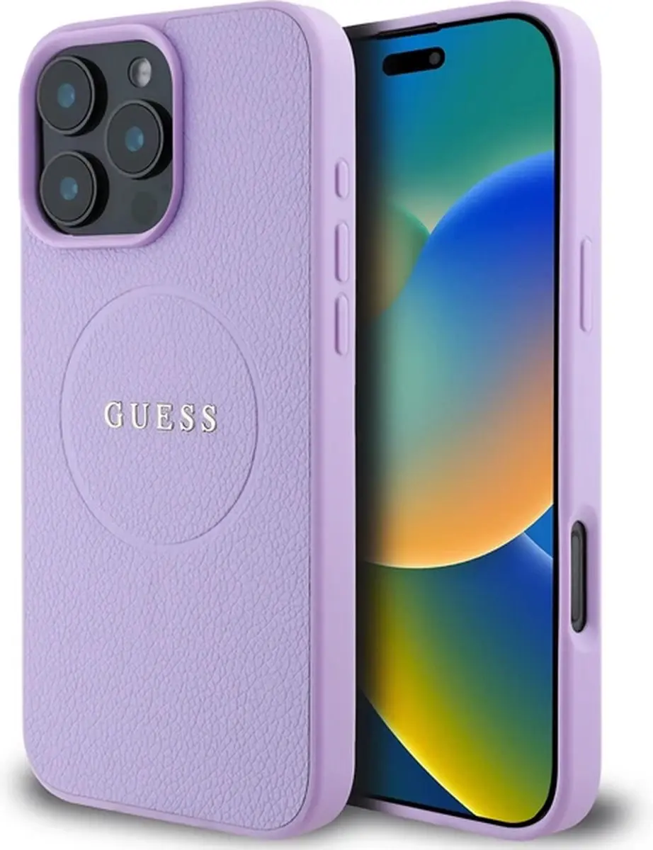 GUESS Backcover iPhone 16 Pro Max MagSafe - Paars - afbeelding 6 van 6