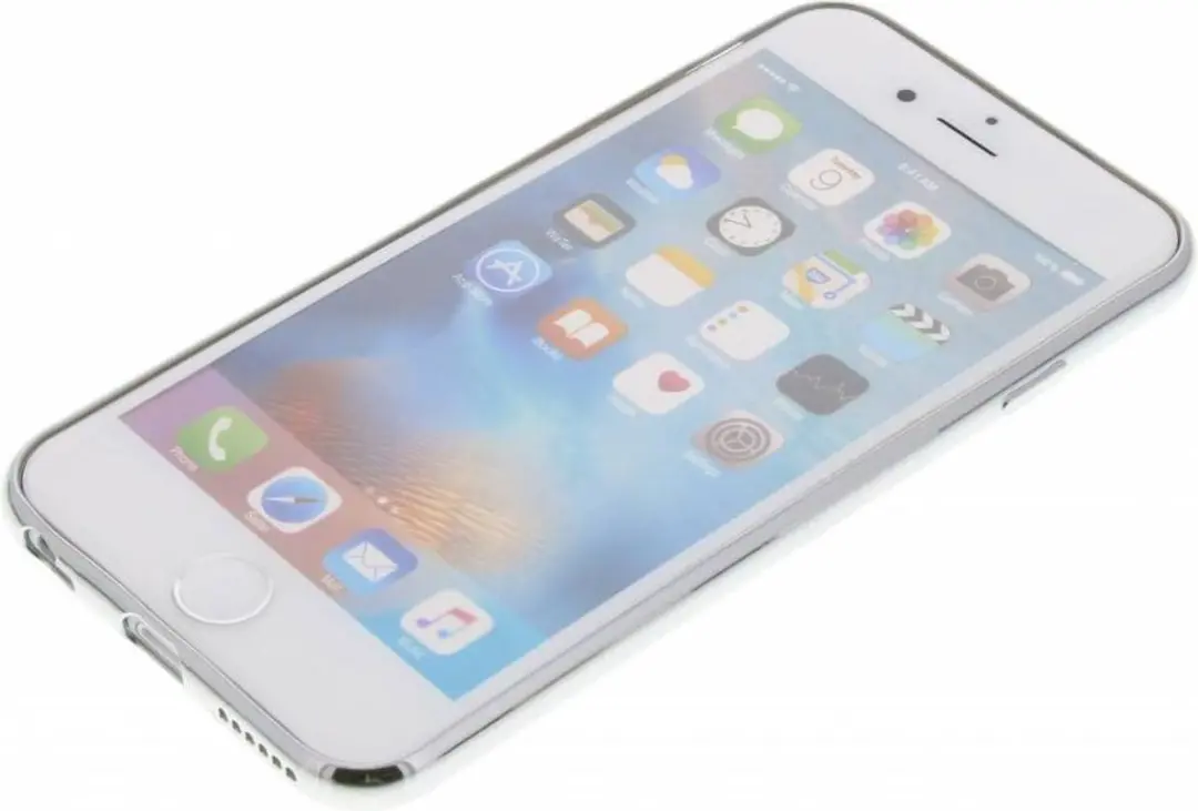 GUESS TPU Case iPhone 6/6S - Transparant - Zilver