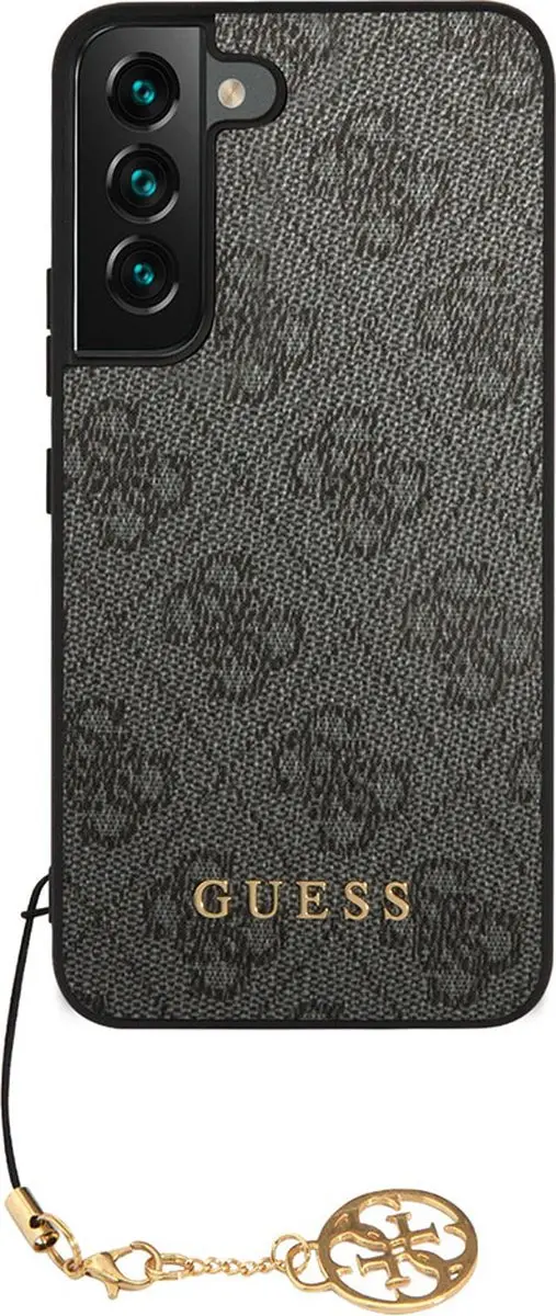 Guess GUHCS23SGF4GGR Back Cover - Samsung Galaxy S23 Grijs