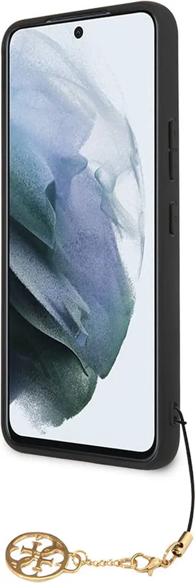 Guess GUHCS23SGF4GGR Back Cover - Samsung Galaxy S23 Grijs