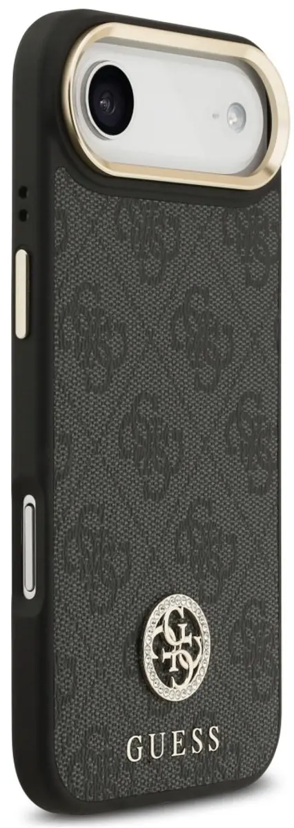 GUESS 4G Hoesje Strass Logo iPhone Air - Volledige Bescherming - Zwart - afbeelding 6 van 6