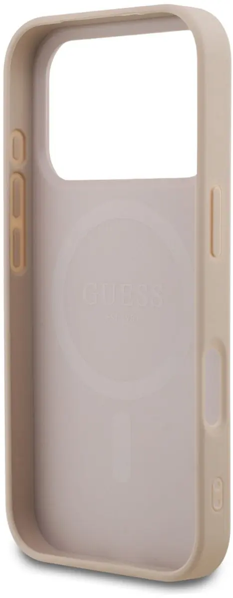 GUESS Back Cover Case iPhone 17 Pro - Pink - MagSafe - 3666339490669 - afbeelding 6 van 6