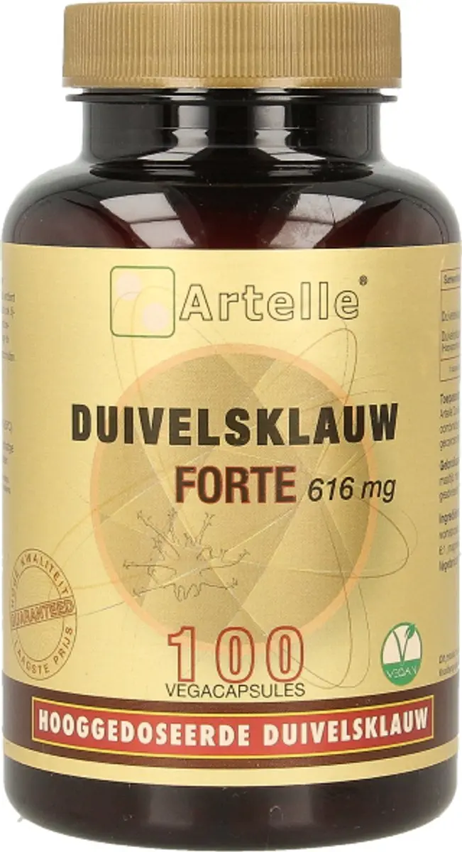 Artelle Duivelsklauw Forte 616mg Capsules