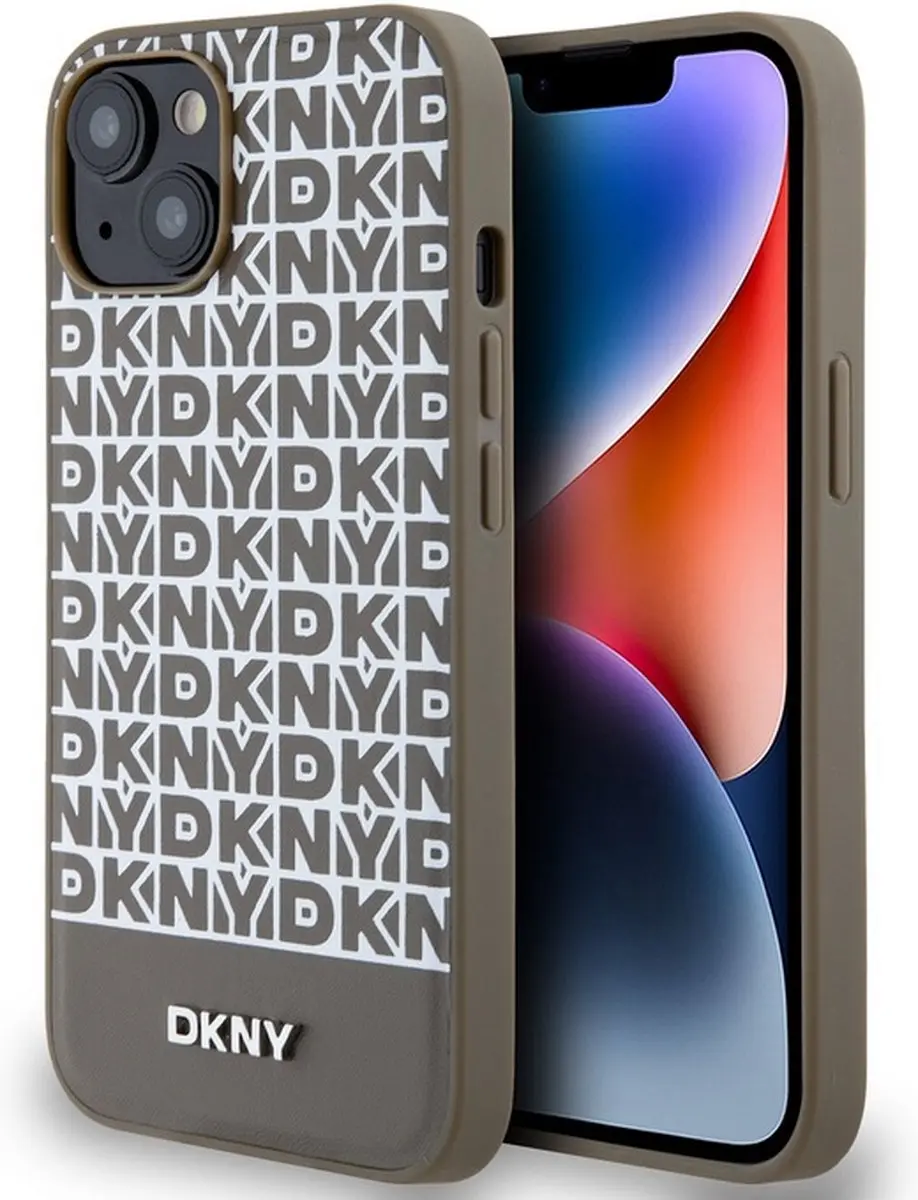 DKNY Repeat Back Case - iPhone 14 Bruin