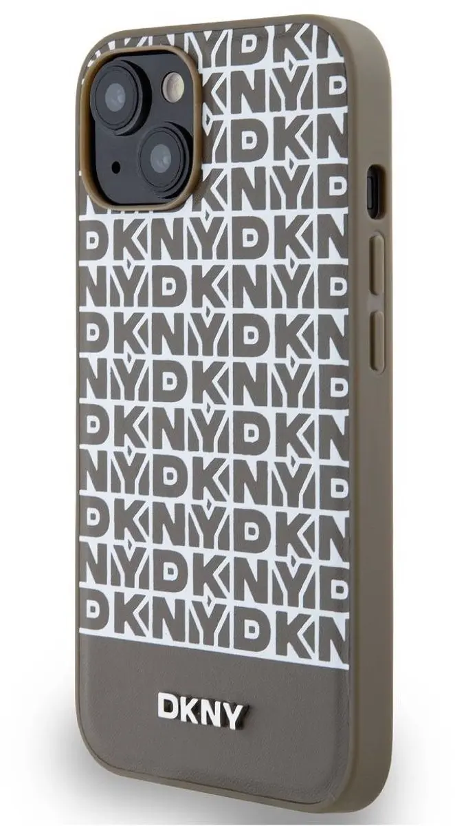 DKNY Repeat Back Case - iPhone 14 Bruin