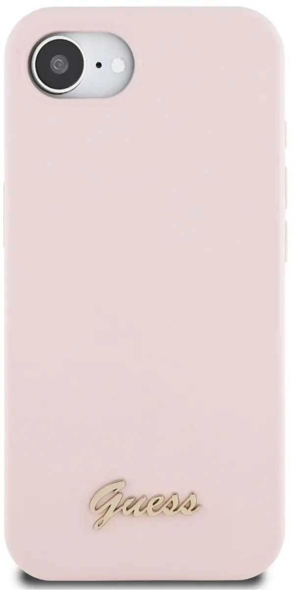 GUESS MagSafe Hoesje iPhone 16e GUHMPSE4SMBSLP - Lichtroze