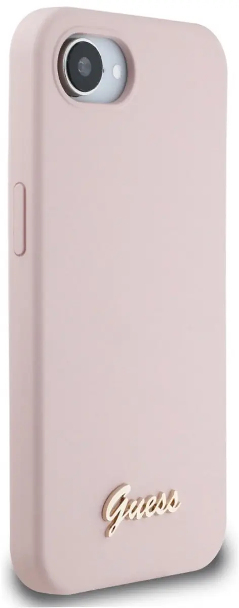 GUESS MagSafe Hoesje iPhone 16e GUHMPSE4SMBSLP - Lichtroze