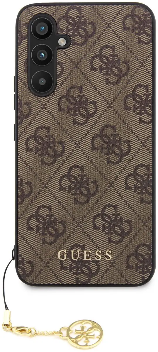 Guess Charm Hoesje Samsung Galaxy A54 - Bruin