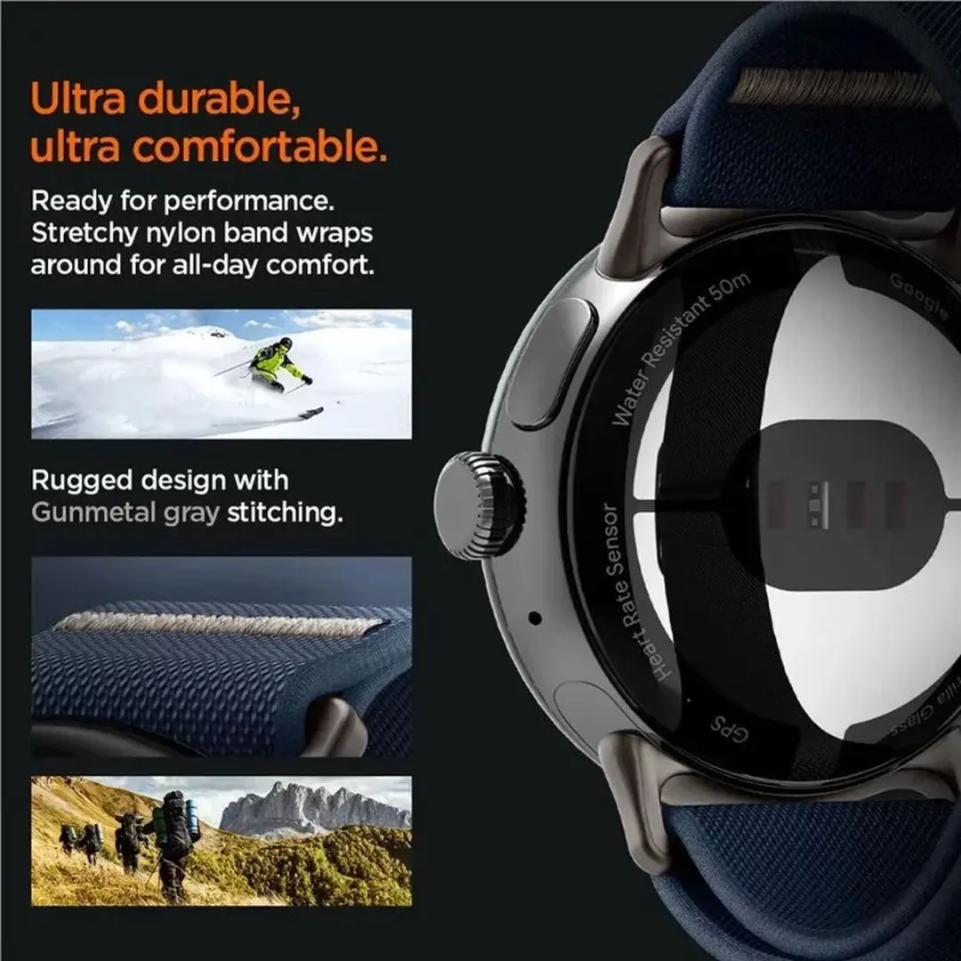Spigen Lite Fit Bandje Google Pixel Watch - Blauw