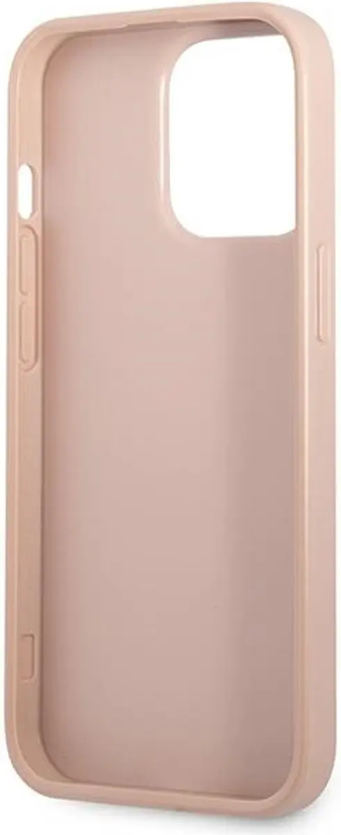 GUESS Saffiano Double Card Hoesje - iPhone 13 Pro Max - Roze - afbeelding 6 van 6