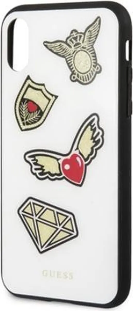 Guess Iconic Hard Case Apple iPhone X/XS - Wit