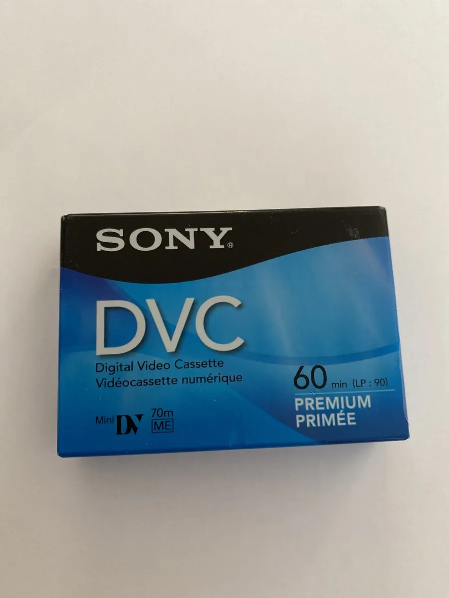 Sony DVM-60 Premium DVM60PR - DVM-tape - Zwart