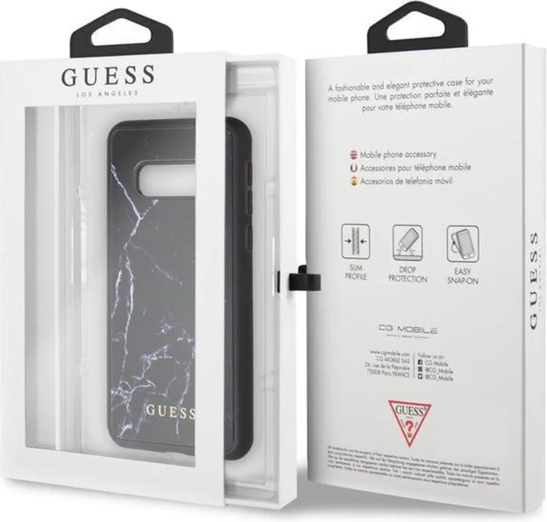 Guess Backcover Samsung Galaxy S10e - Zwart