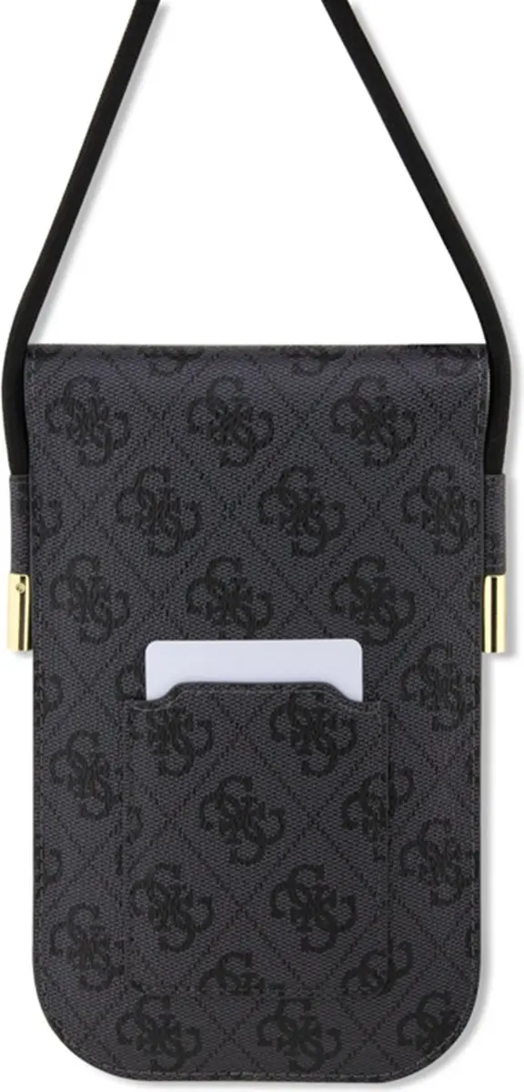 GUESS 4G Vintage Script Logo Tas 7 Inch - Zwart