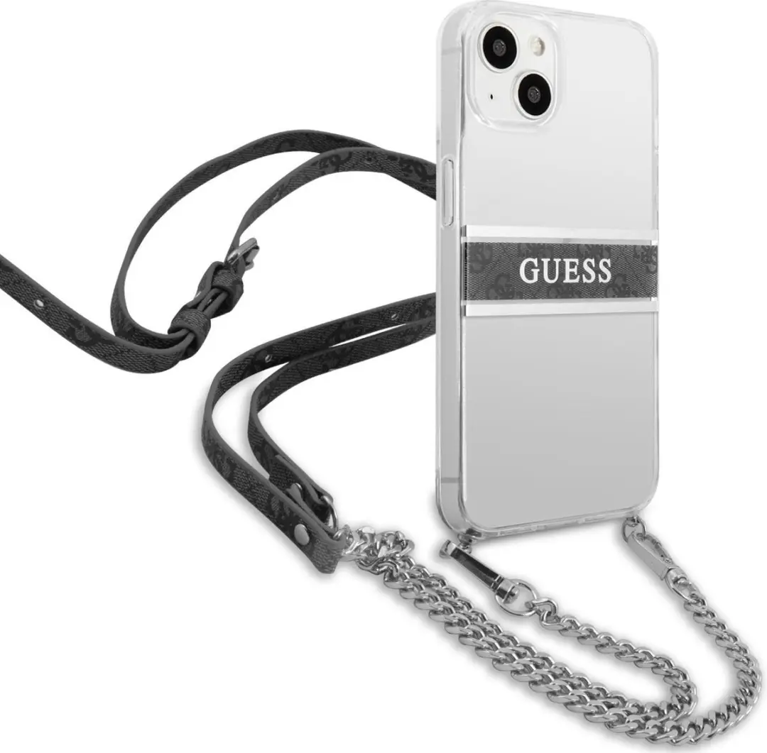GUESS iPhone 13 Mini Hoesje - Effen Grijs - TPU - afbeelding 6 van 6