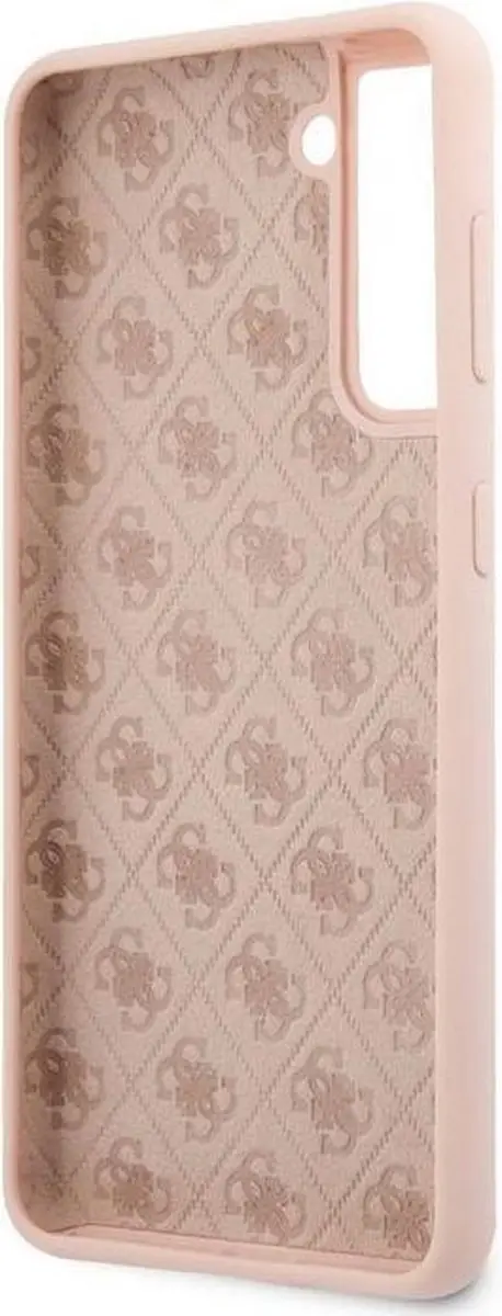 GUESS Silicone Back Cover - Samsung Galaxy S21 Plus - Roze - afbeelding 2 van 3