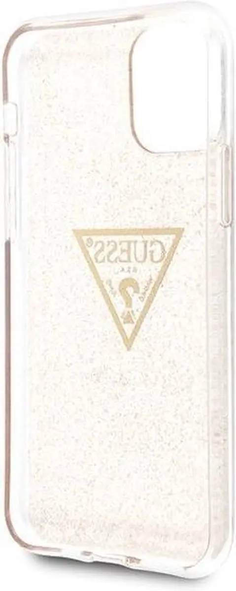 GUESS Glitter Backcase iPhone 11 Pro - Goud - afbeelding 6 van 6