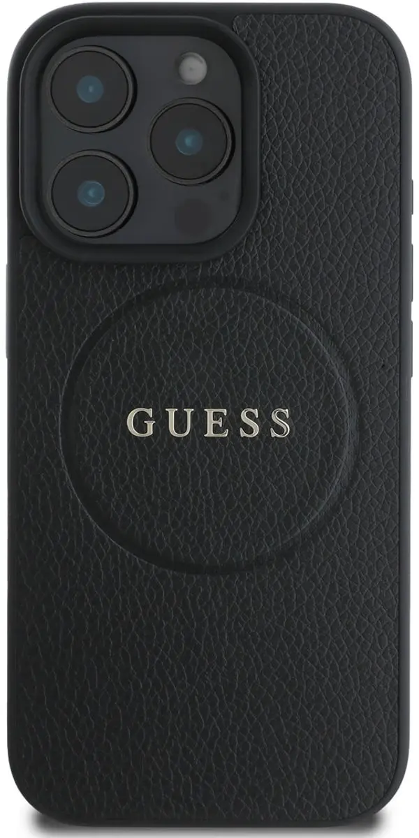 Guess iPhone 16 Pro Max Hoesje - MagSafe - Zwart - 3666339420536