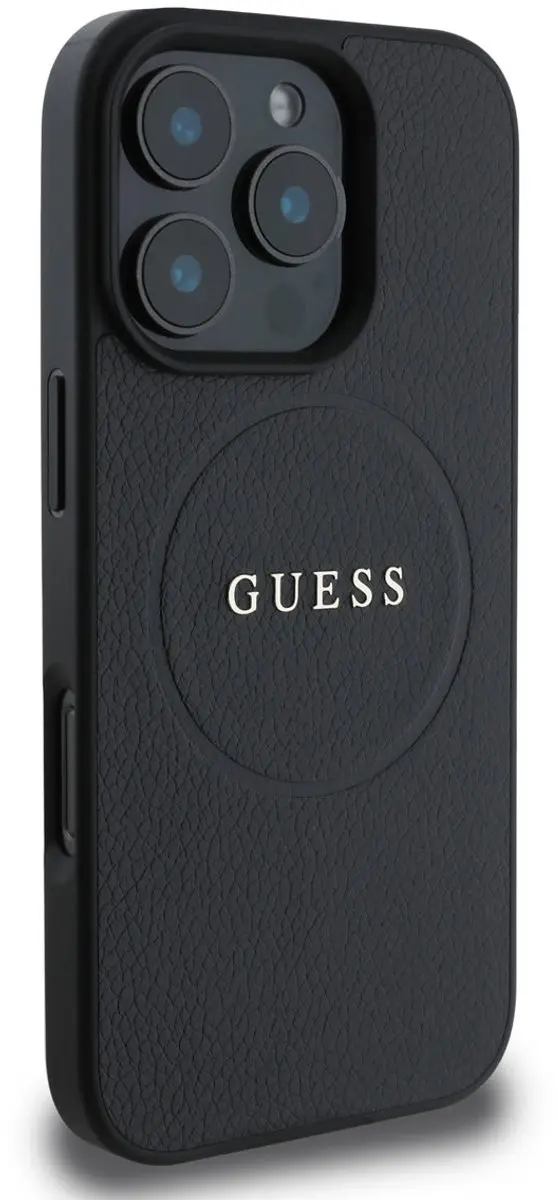 Guess iPhone 16 Pro Max Hoesje - MagSafe - Zwart - 3666339420536