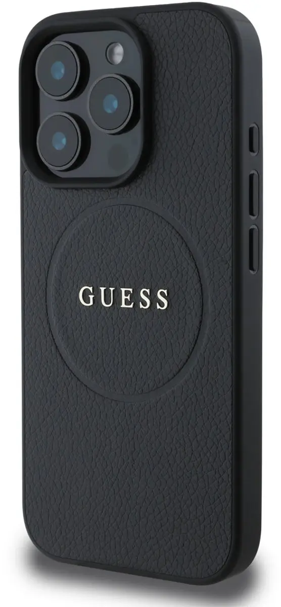 Guess iPhone 16 Pro Max Hoesje - MagSafe - Zwart - 3666339420536