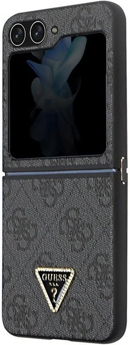 GUESS 4G Triangle Hoesje - Samsung Galaxy Z Flip 5 - Grijs