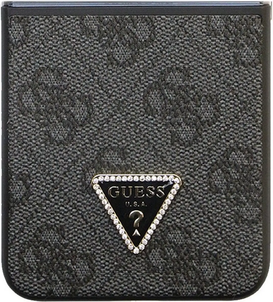 GUESS 4G Triangle Hoesje - Samsung Galaxy Z Flip 5 - Grijs