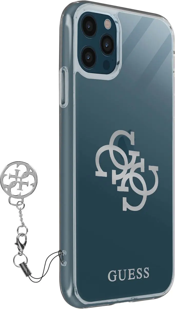 GUESS 4G Charms Silver Logo Back Cover GUHCP12LKS4GSI